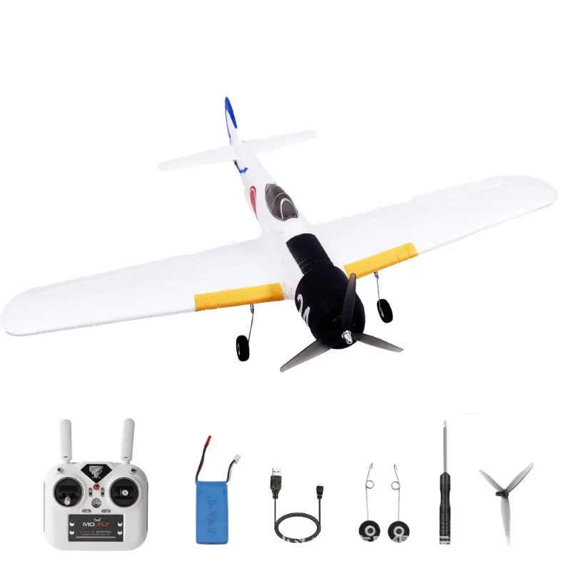 Four-channel fighter, fixed-wing remotely piloted aircraft, aerobatic glide aerial combat model