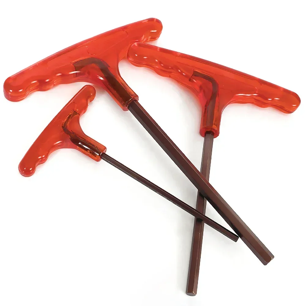 Allen Key T-Type Hex Wrench Industrial Grade Extended Screwdriver External Hexagonal 6-Pronged True S2 Steel Quality 2mm ~10mm