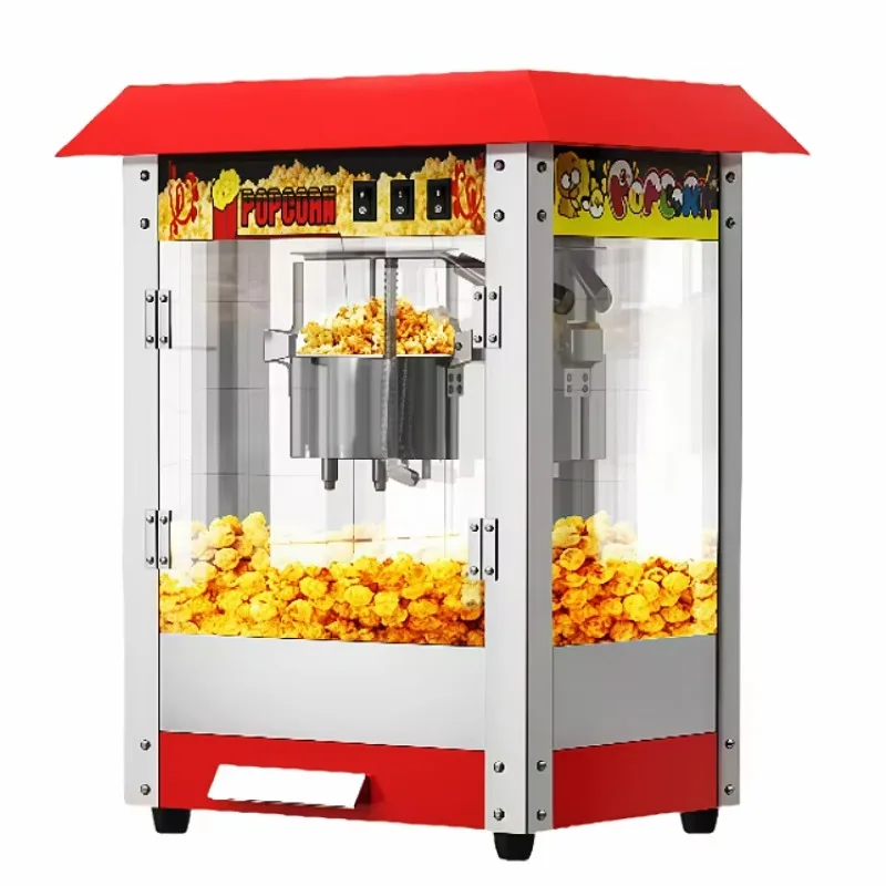 Commercial Automatic New Popcorn Machine with Multi-Taste Flavors High Efficiency Stainless Steel for Bakery Use