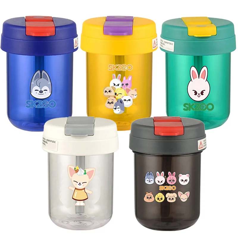 

Skzoo питьевая бутылка милая 300 мл легкая чашка для воды вентиляторы мерч герметичный для тренажерного зала на открытом воздухе фитнес спортивные чашки для смешивания подарки
