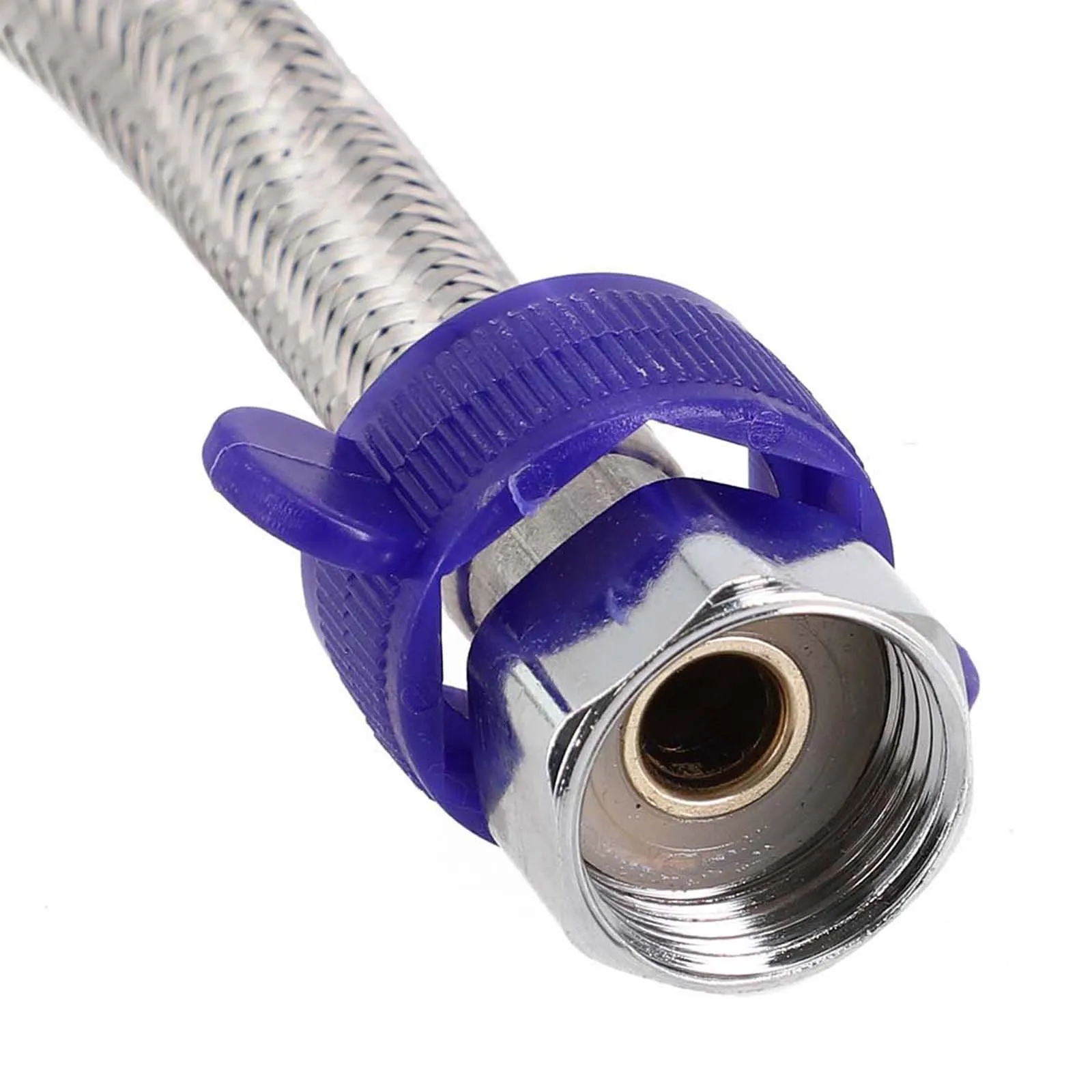 For Kitchen Toilet Shower Hose Hose Metal Hose For Faucet 1/2 Inch 30/50cm Explosion-proof Nylon Stainless Steel