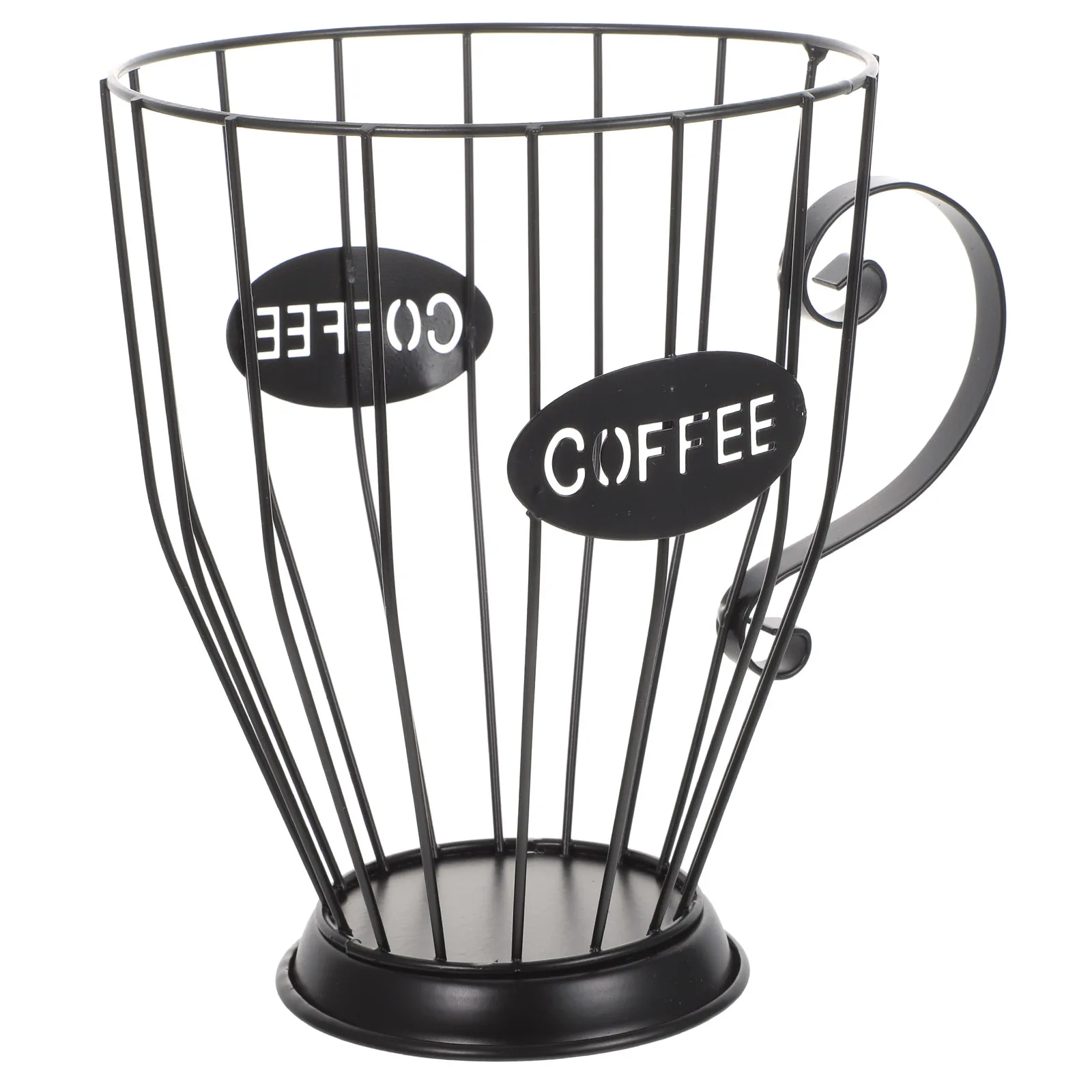 

Capsule Holder Rack Black Large Size Home Kitchen Storage ganizer Basket Fruits Snacks Display