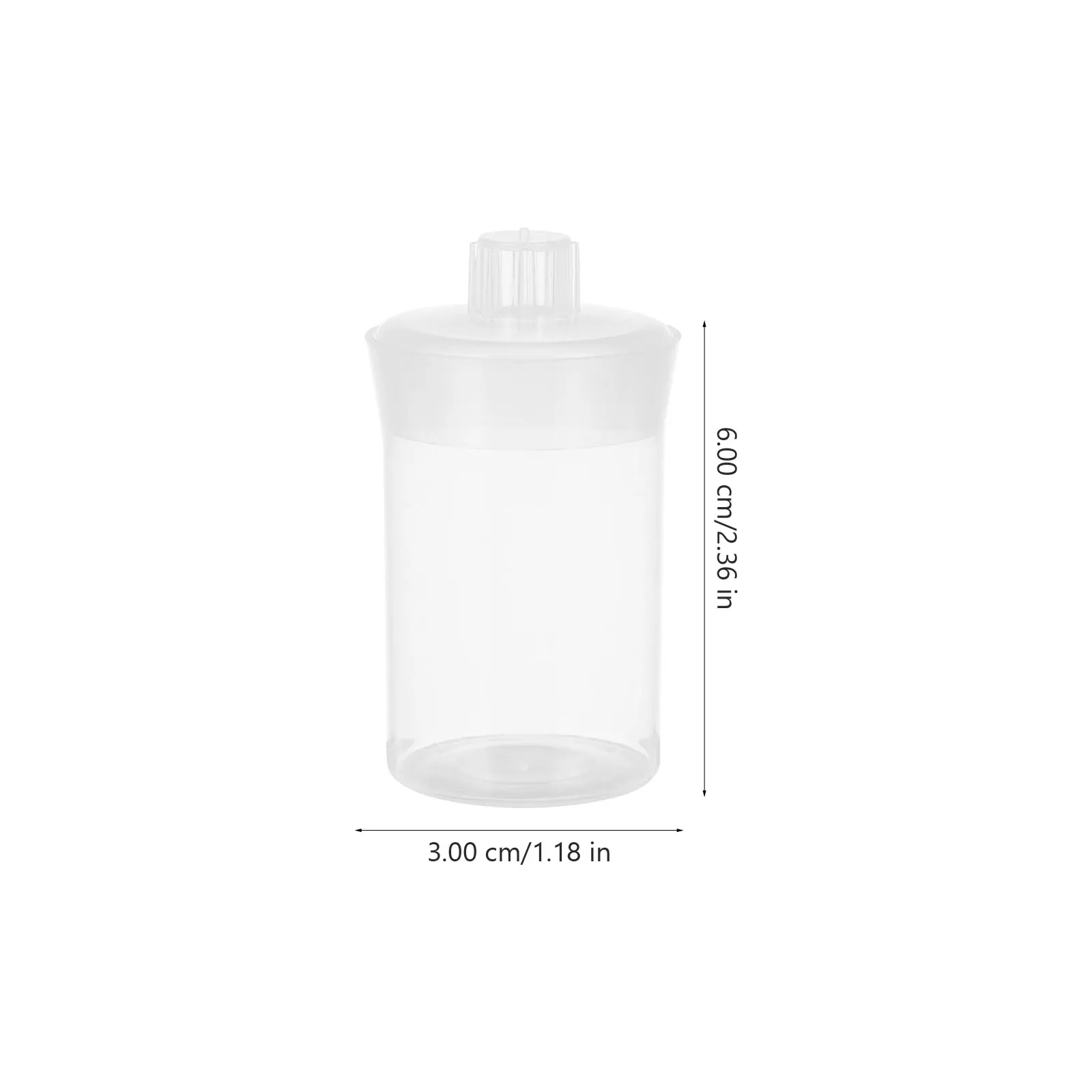 

2pcs 20Ml Reagent Bottles Plastic Weighing Bottles Wide Mouth Leak-Proof Chemical Containers Lab Storage Bottle For Laboratory