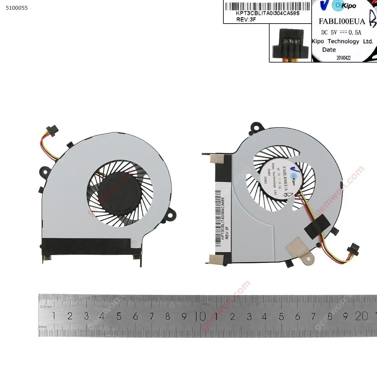 Laptop Cooling Fan for Toshiba Satellite L50-B L55-B L50D-B L55T-B L55-B5267