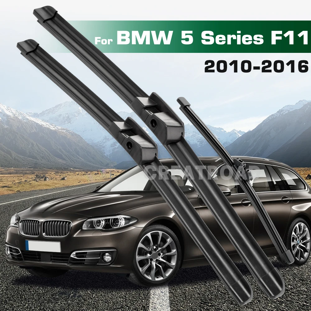 

GREATROAD Wiper LHD&RHD Front & Rear Wiper Blades Set For BMW 5 Series F11 2010 - 2016 Windshield Windscreen Window Brushes