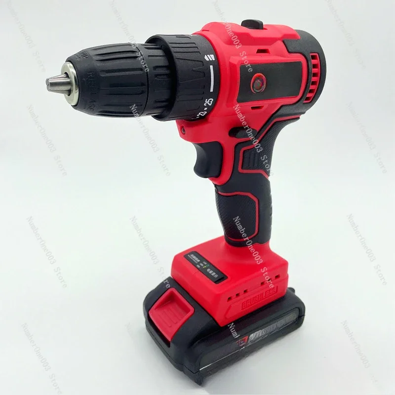 Brushless industrial grade multi-function high torque lithium battery charging electric drill pistol drill electric screwdriver