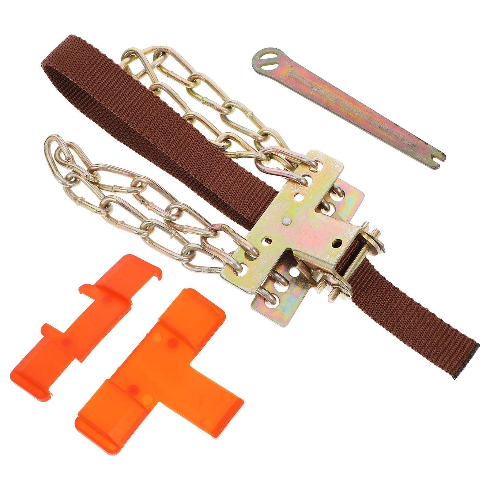 

Anti-Slip Chains Steel Tpu Belt Snow Mud Grip For 205-225Mm Width Mountain Climb Auto Accessories