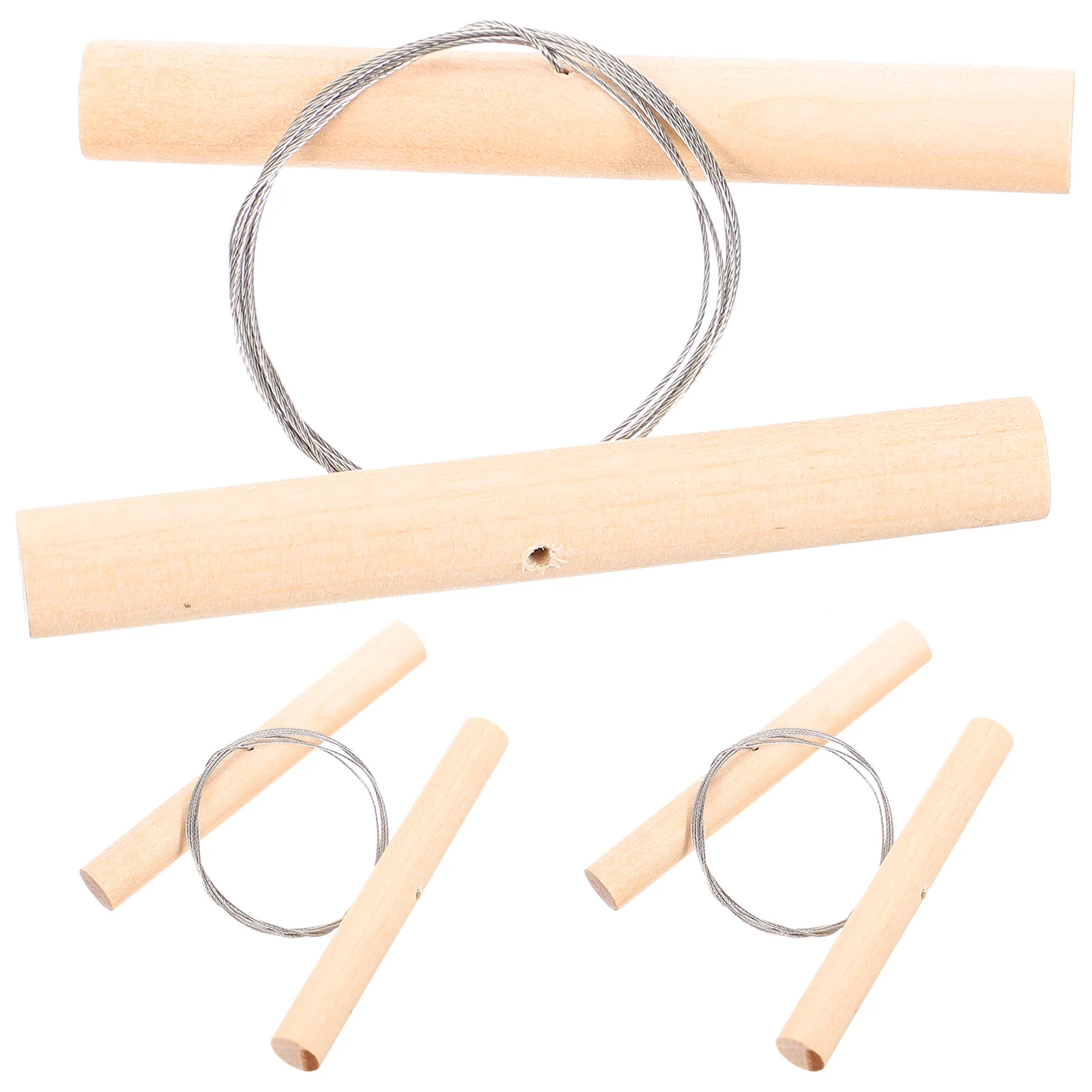 3 Pcs Clay Wire with Handle Ceramics Surprises for Children Birthdays Birch Steel Tools