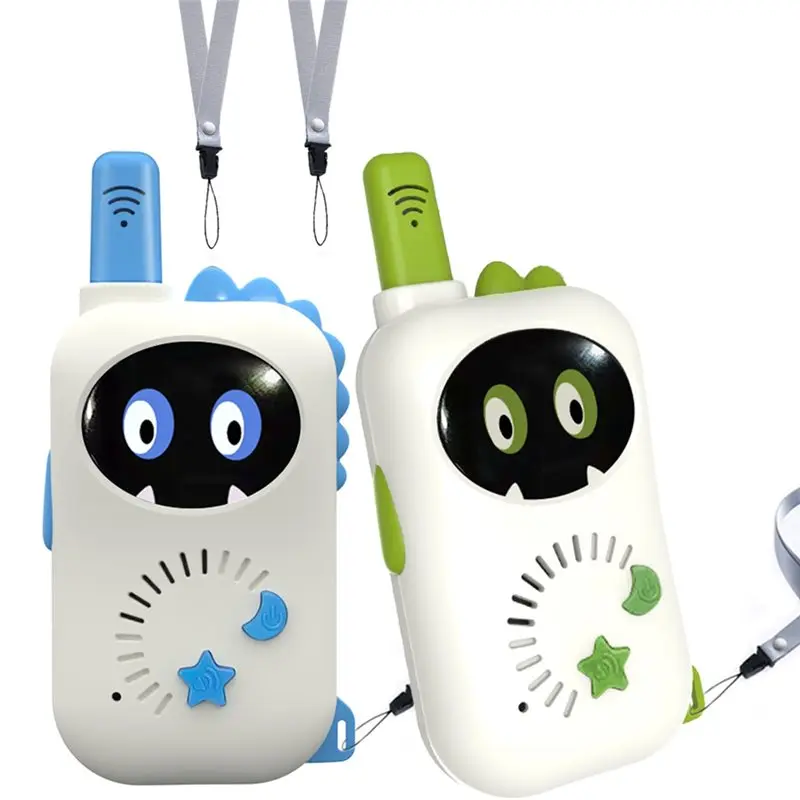 MACH-2Pcs Mini Walkie Talkie Kids Children Long Distance Wireless Transmission Outdoor Handheld Two Way Radio