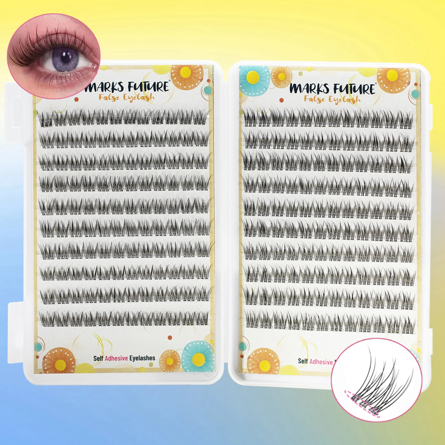Self-Adhesive Mermaid False Ey - Eyelash Extension Japanese Style 评论和价格