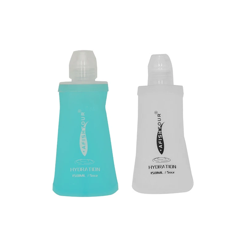 Promotion bouteille d'eau pliable TPU flacon souple course Marathon 150ML léger Pack d'hydratation anti-fuite flacon d'eau de sport