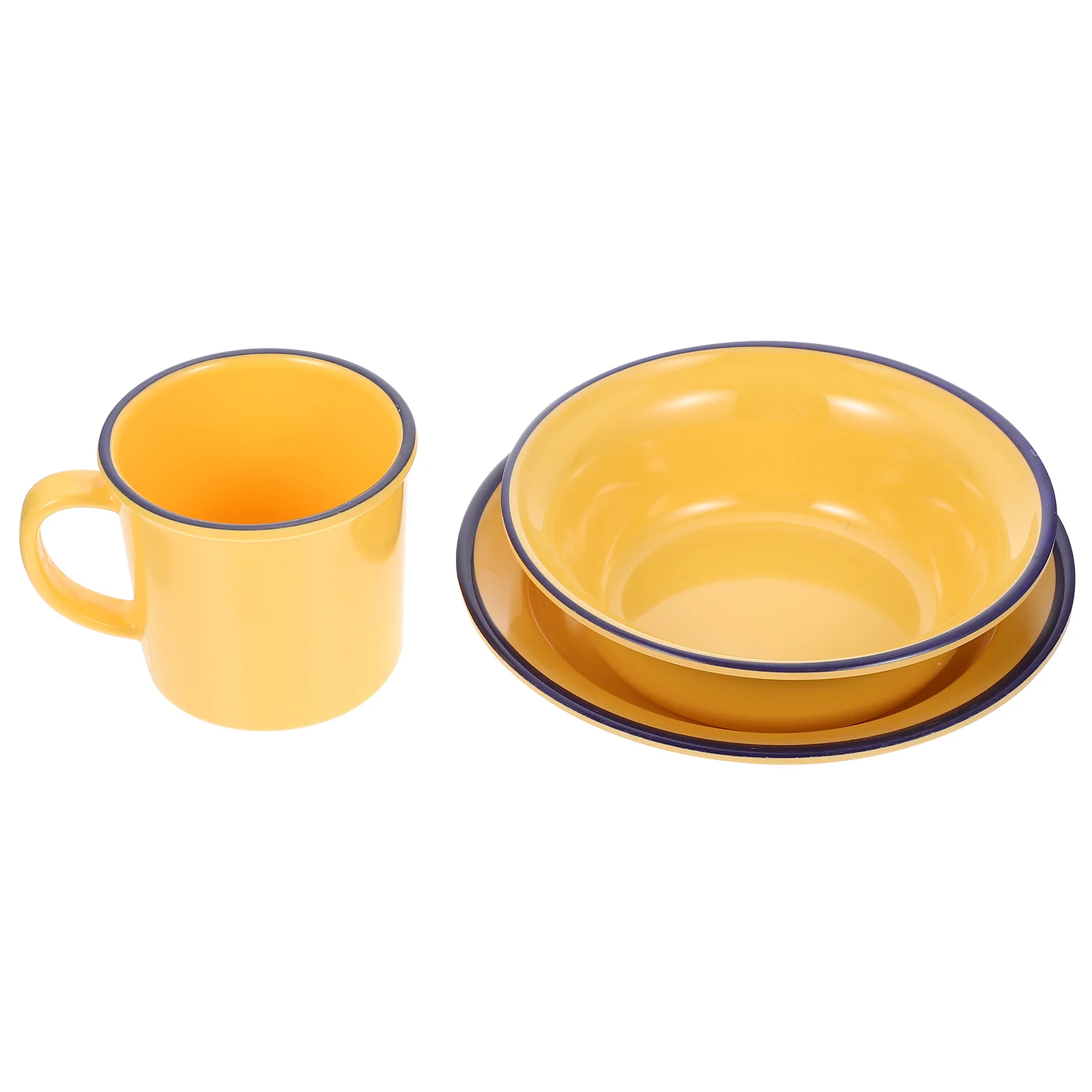 

1 set 1 Set Bowl Plate Cup Kit Creative Home Kitchenware Plates Bowls For Home Office Restaurant Plates Bowls Sets Use