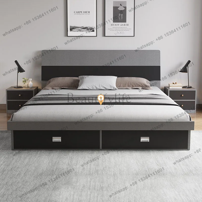 FG Design Girls Bed Mobile Children Princess Bedroom Sleeping Modern Luxury Floor Bed Wooden Letto Matrimoniale Hotel Furniture