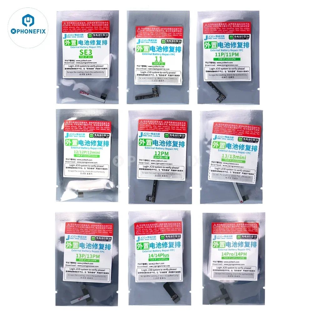 JC V1SE Battery Repair Board Flex Cable for iPhone 11-15Pro Max Repair Programmer Battery Read Write Remove Error Health Warning