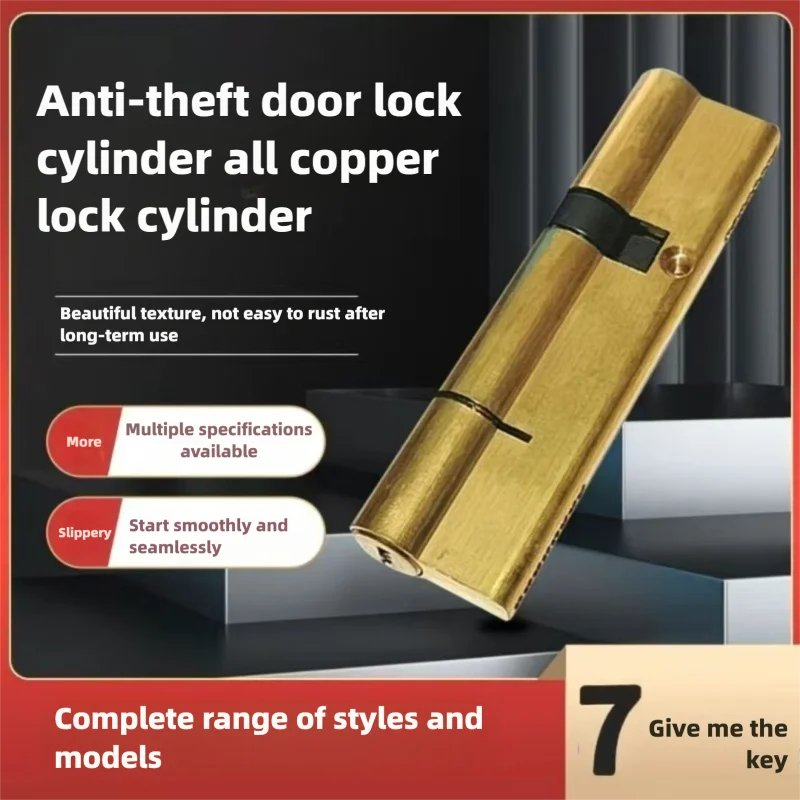 

Дверной цилиндр Замок со смещением 65 70 80 90 100 мм Цилиндр AB Ключ Противоугонный входной латунный дверной замок Удлиненный сердечник Удлиненные ключи