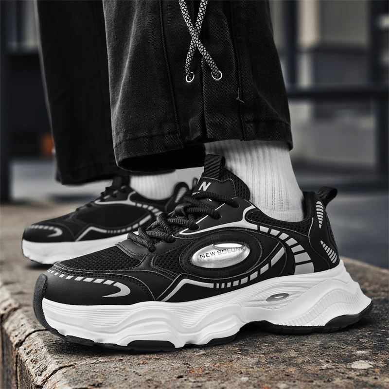 

Trendy Men's Casual Shoes Comfortable Soft Men Sneakers 2026 New Breathable Increase Men's Thick-soled Shoes Zapatillas Hombre