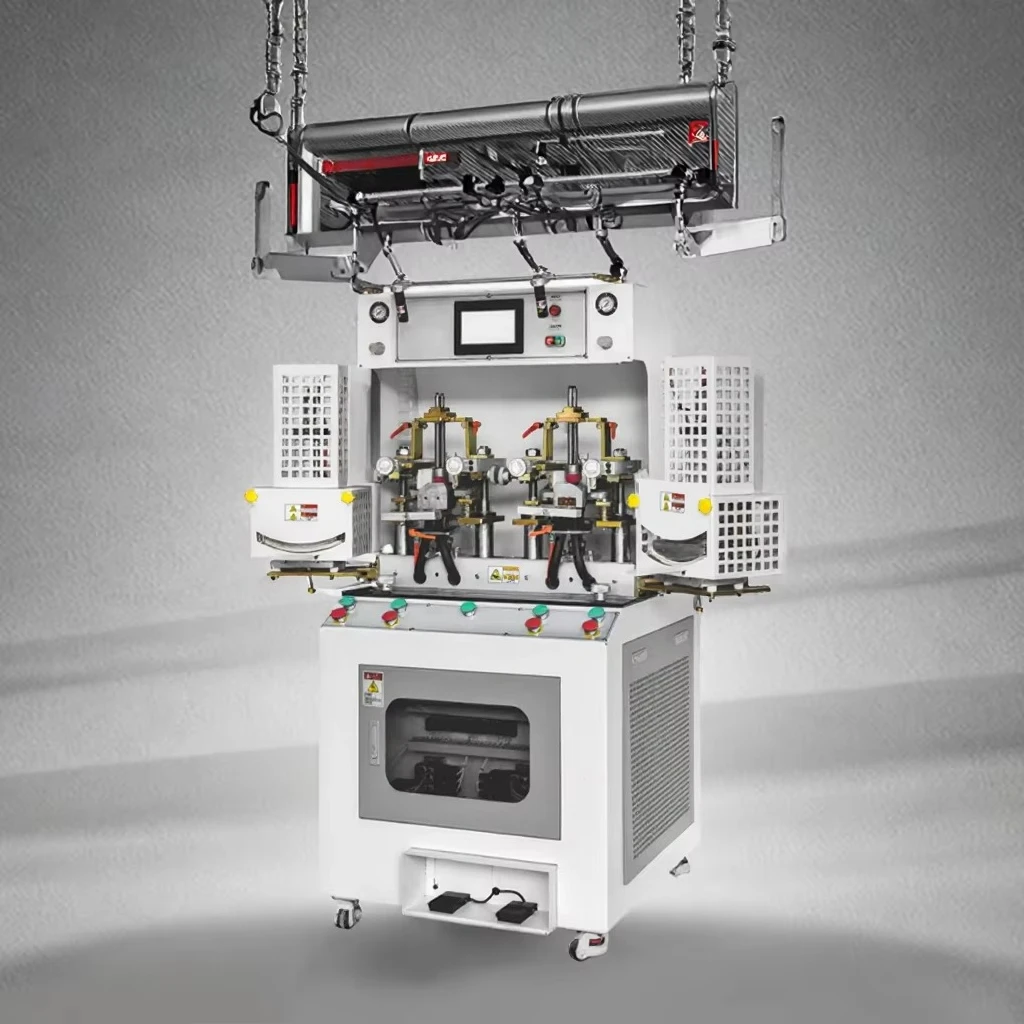 Automatic New Type Toe Cap Front Counter Molding Sport Footwear Shoes Making Upper Steam Lasting Forming Machine