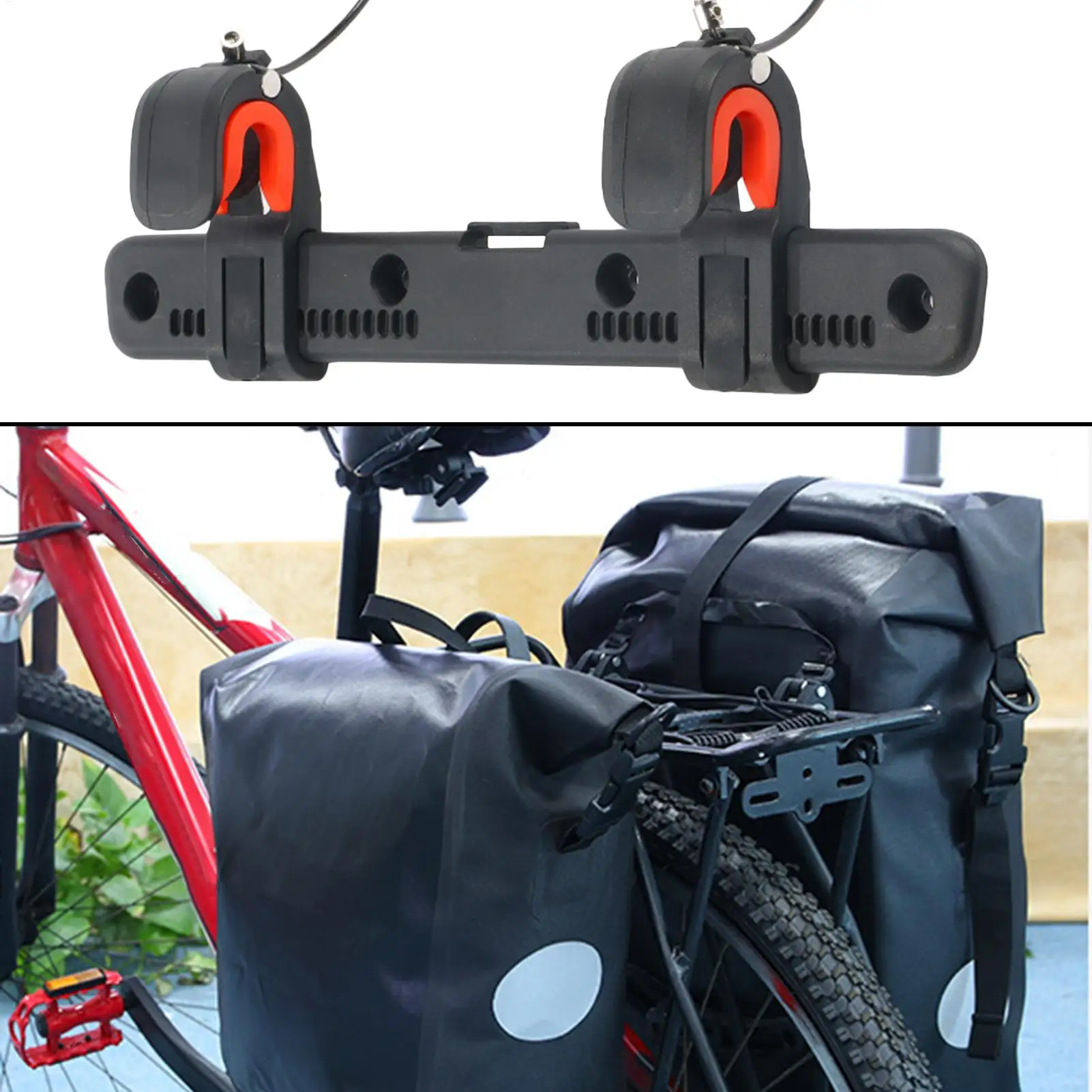 Bicycle Side Bag Buckle Adjustable Luggage Side Bag Buckle Motorcycles Bicycle Saddle Rack Riding Equipment