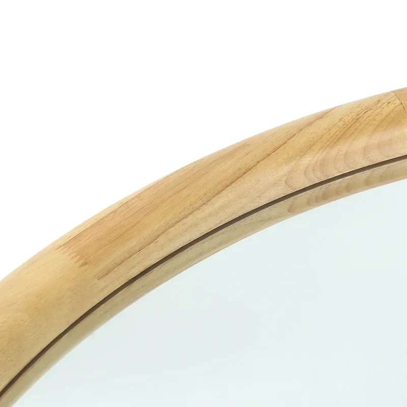 Solid wood modern simple mirror dressing toilet hanging bathroom makeup  bathroom decorative beauty