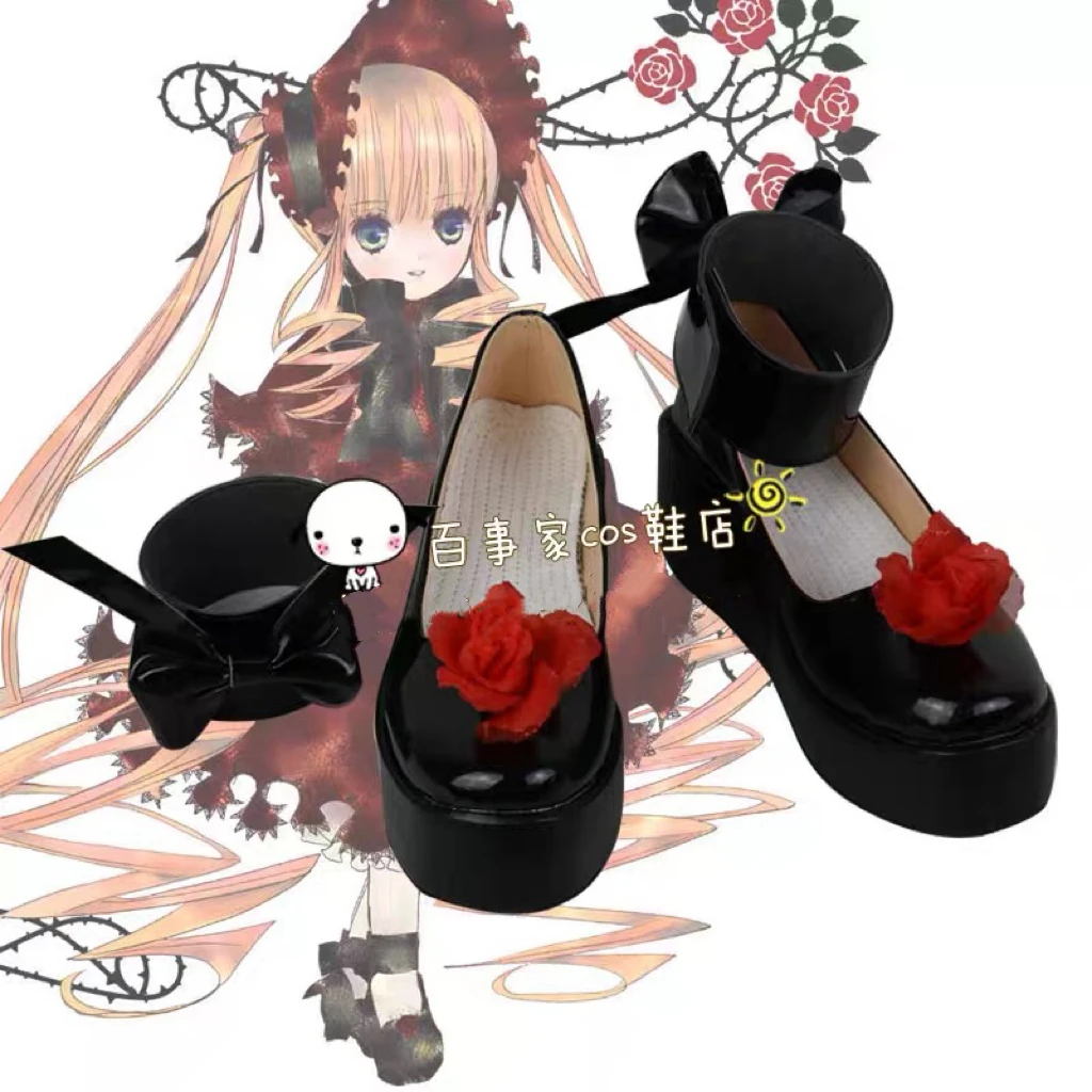 

Reiner Rubin Shinku, костюм для косплея, обувь в стиле аниме Rozen Maiden, женские милые красные туфли, обувь Лолиты для косплея на Хэллоуин
