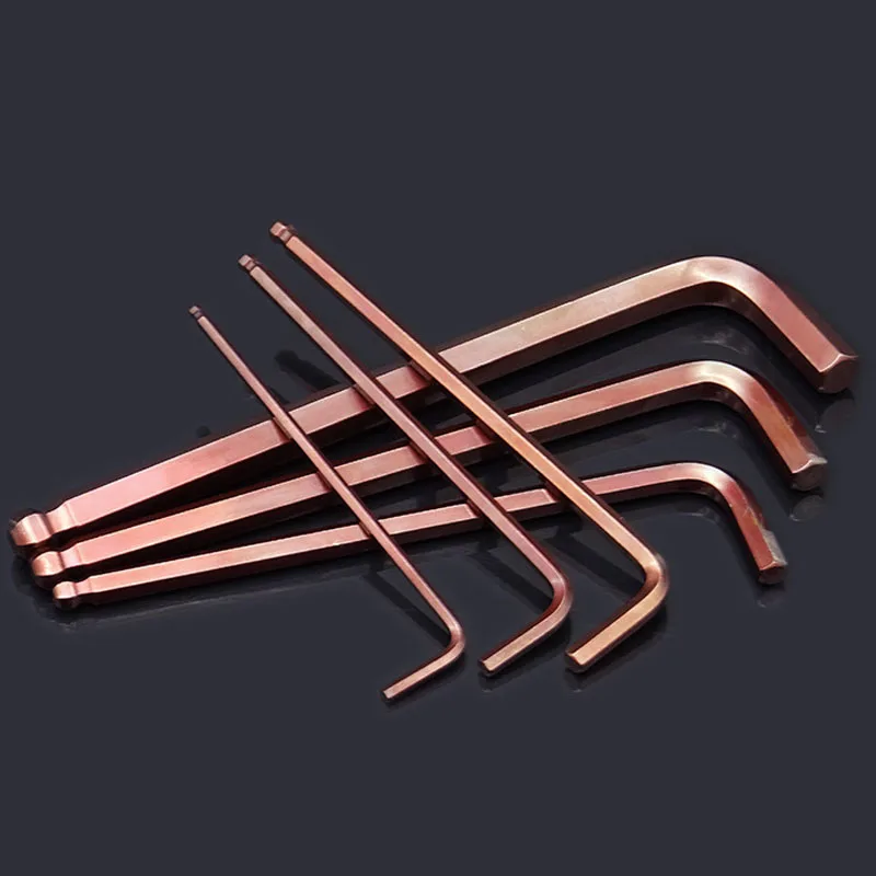 1/5/10 Pcs Allen กุญแจประแจยาวแขนลูกแบน Hexagon Key ชุดประแจ L รูป Micro Hex ประแจชุดเครื่องมือไขควง