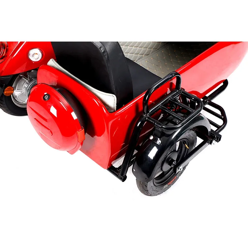 Factory Hot Selling Electrical Motorcycle Motorbike Side Car Three Wheel Electric Tricycle For Handicapped view 6