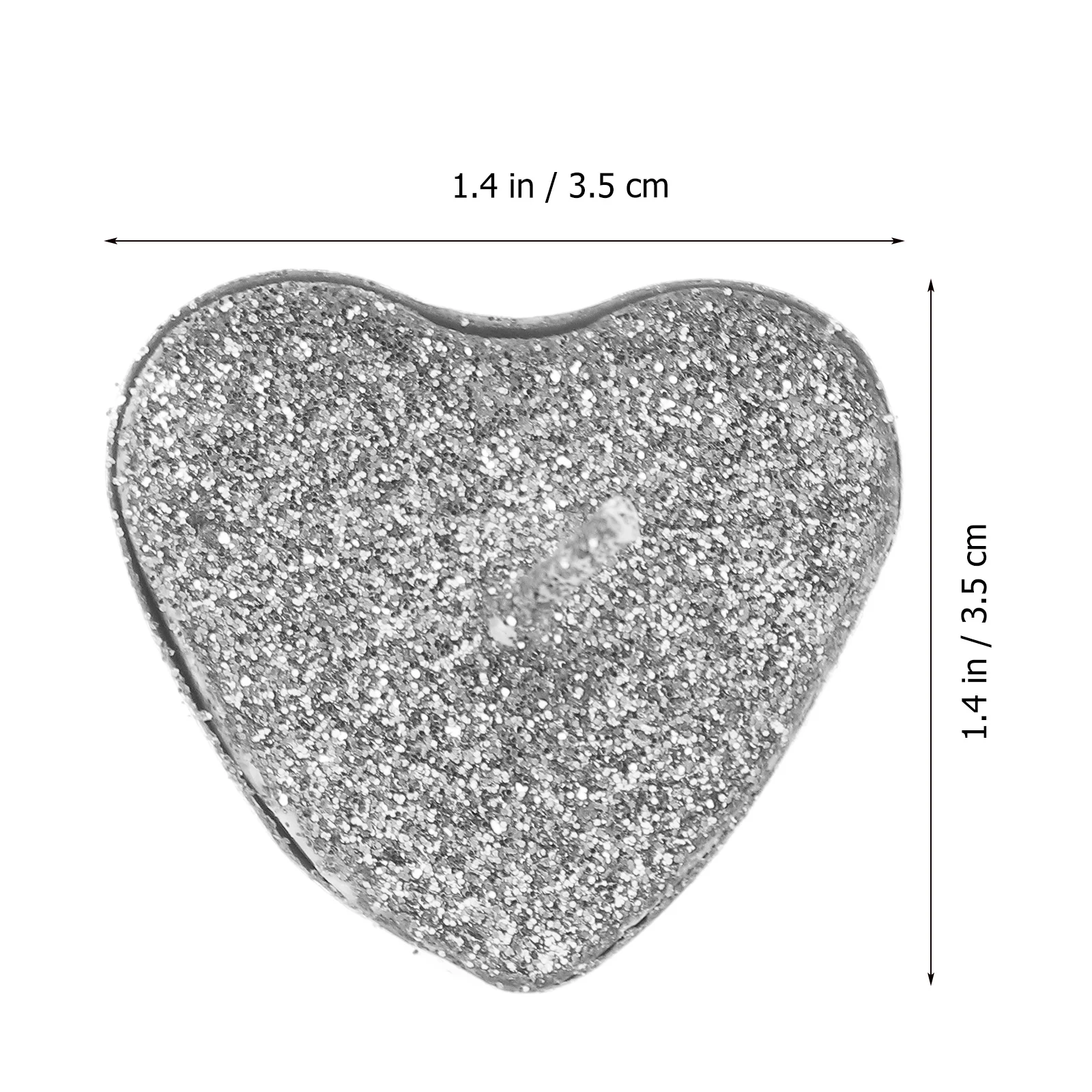 30 قطعة من شموع Tealight على شكل قلب شموع صغيرة ممتازة لديكور المنزل والحفلات وأجواء مسائية رومانسية غير سامة #6