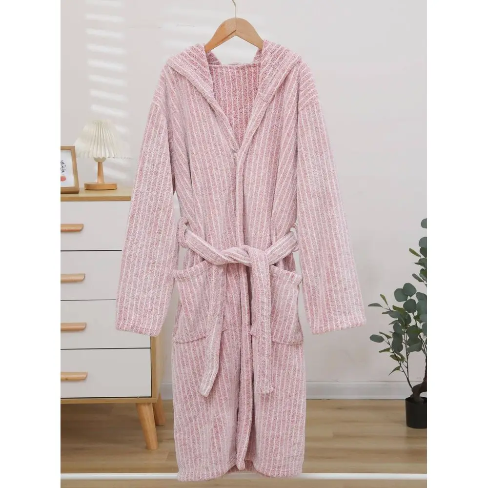 

Coral Fleece Soft Absorbent Hooded Bath Robe, Loungewear, Sleepwear Back To School