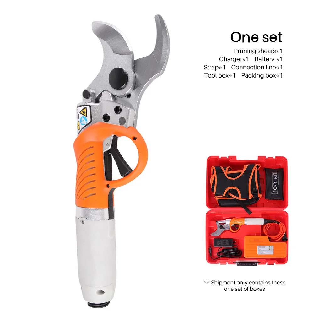 SK5 Cordless Pruner 45mm Cutting-Blade Electric Pruning Shear Efficient Fruit Tree Cutting-Blade Bonsai Pruning Garden