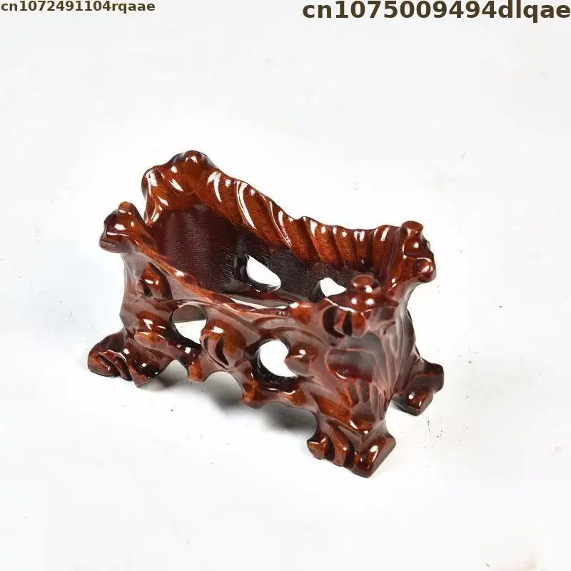 Wooden Root Carving Display Base Desktop Display Stand for Natural Stones Crafts Ornaments Home Office Decoration Holder