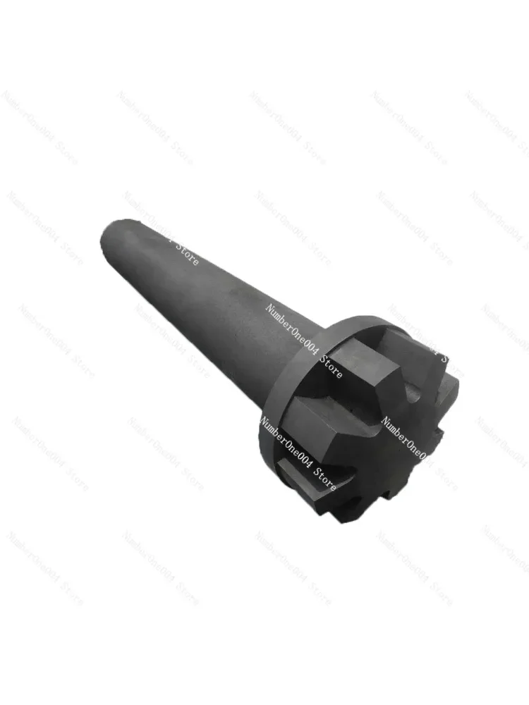 Graphite Rotor Aluminum Water Stirring Rod Antioxidant Rotor High Temperature Resistant Graphite Impeller Air Removal Rod