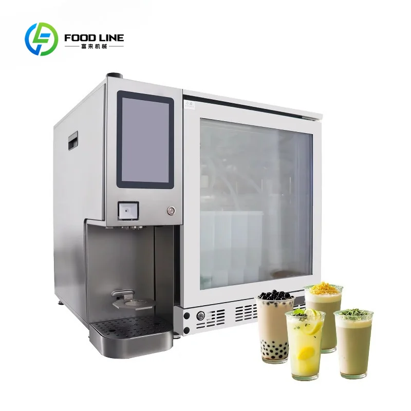 Customized One-Touch Operation Bubble Tea Machine Milk Tea Machine Tabletop Automatic Boba Tea Maker for Dessert Drinking Shop