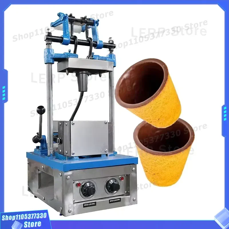 Automatic Edible Cup Maker Machine for Waffles Ice Cream Tea Coffee Custom Wafer Cone Baker Kitchen Appliance Tool Custom