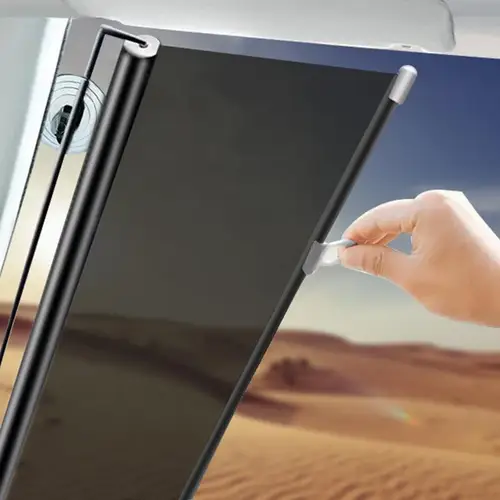 Parasol retráctil para coche, persianas enrollables para ventana de camión, persiana delantera/trasera, accesorios interiores para coche, Protector de visera anti UV para coche