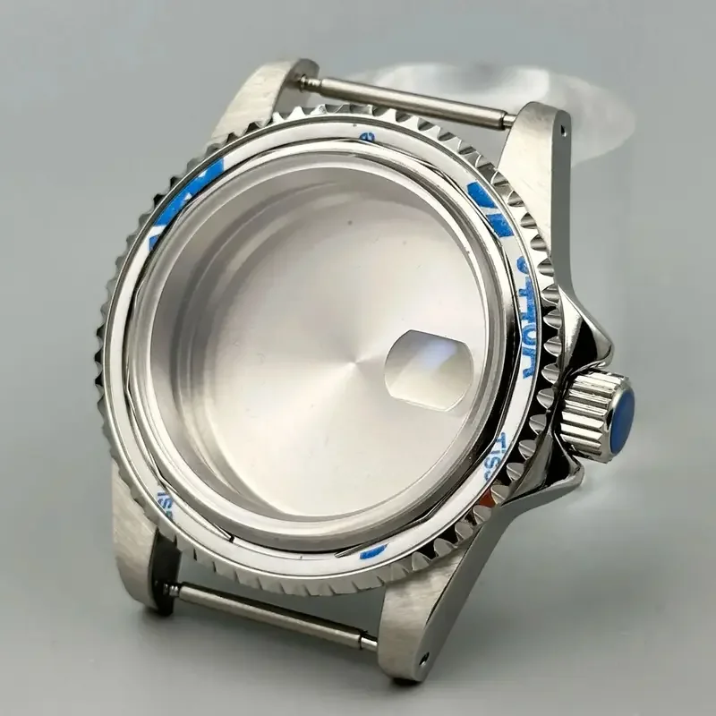 39.5mm nh35 caixa vintage vidro de safira inoxidável moldura de 120 clique para seiko mod acessórios movimento nh35/nh36 28.5mm data dial