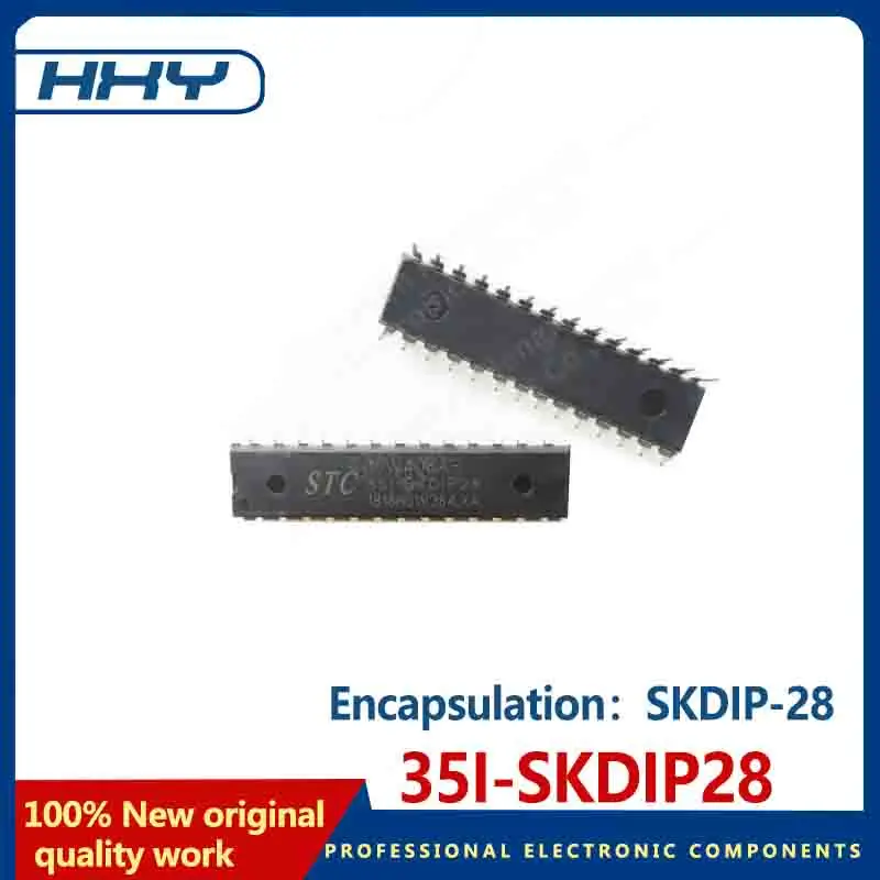 (1-10piece) STC15W408AS Microcomputer Microcontroller MCU STC15W408AS-35I SKDIP28 1T 8051 Single Chip IC