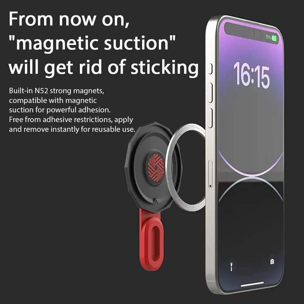 For MagSafe Phone Grip Stand Kickstand For MagSafe IPhones, Magnetic Phone Stand Cellphone Grip Rotated 360°,Holder For IPhone