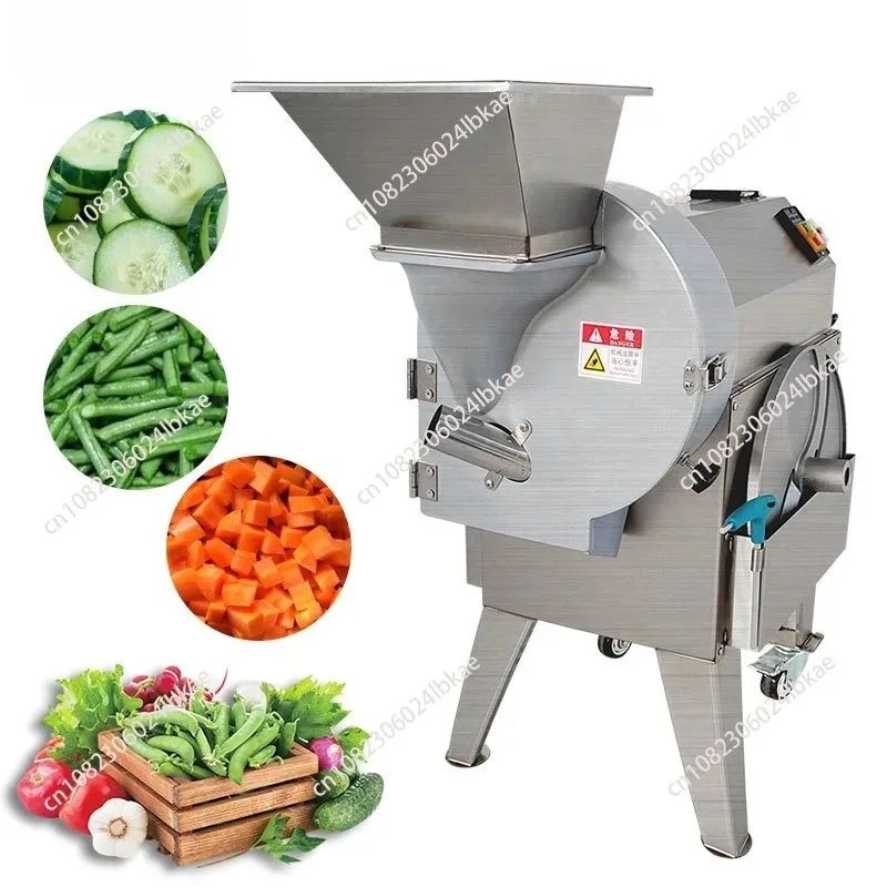 Commercial cafeteria multi-functional vegetable cutting machine, potato and taro cutting machine