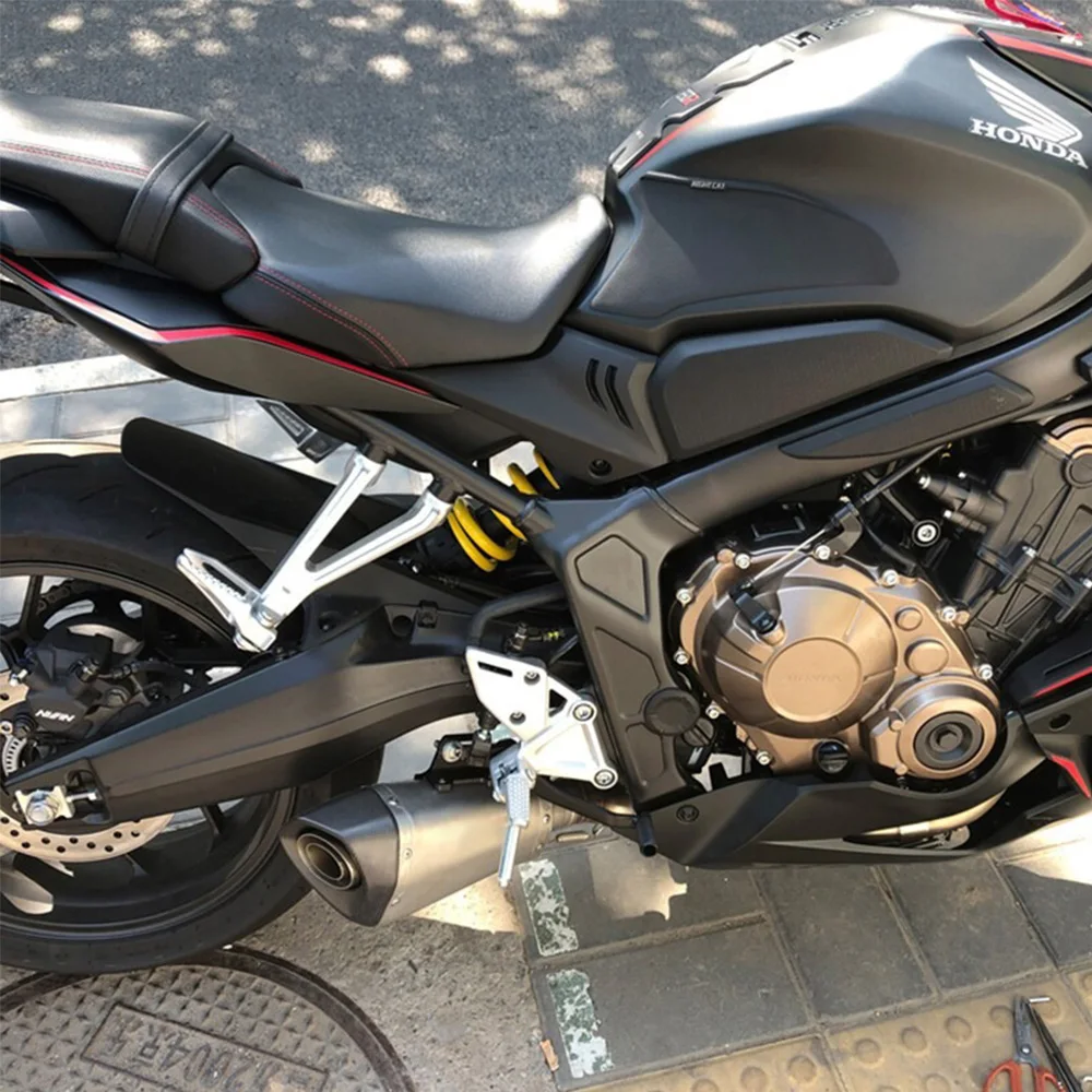 Für Honda CBR650 CBR650F CB650F 2014-2022 Auspuff-Vorderrohr Schalldämpfer Komplettes Auspuffsystem Auspuffrohre – Detail 6