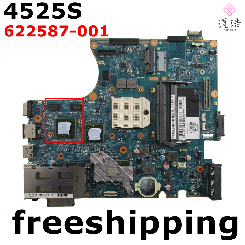 

622587-001 For HP Probook 4525S Laptop Motherboard 48.4GJ01.011 DDR3 Mainboard 100% Tested Fully Work