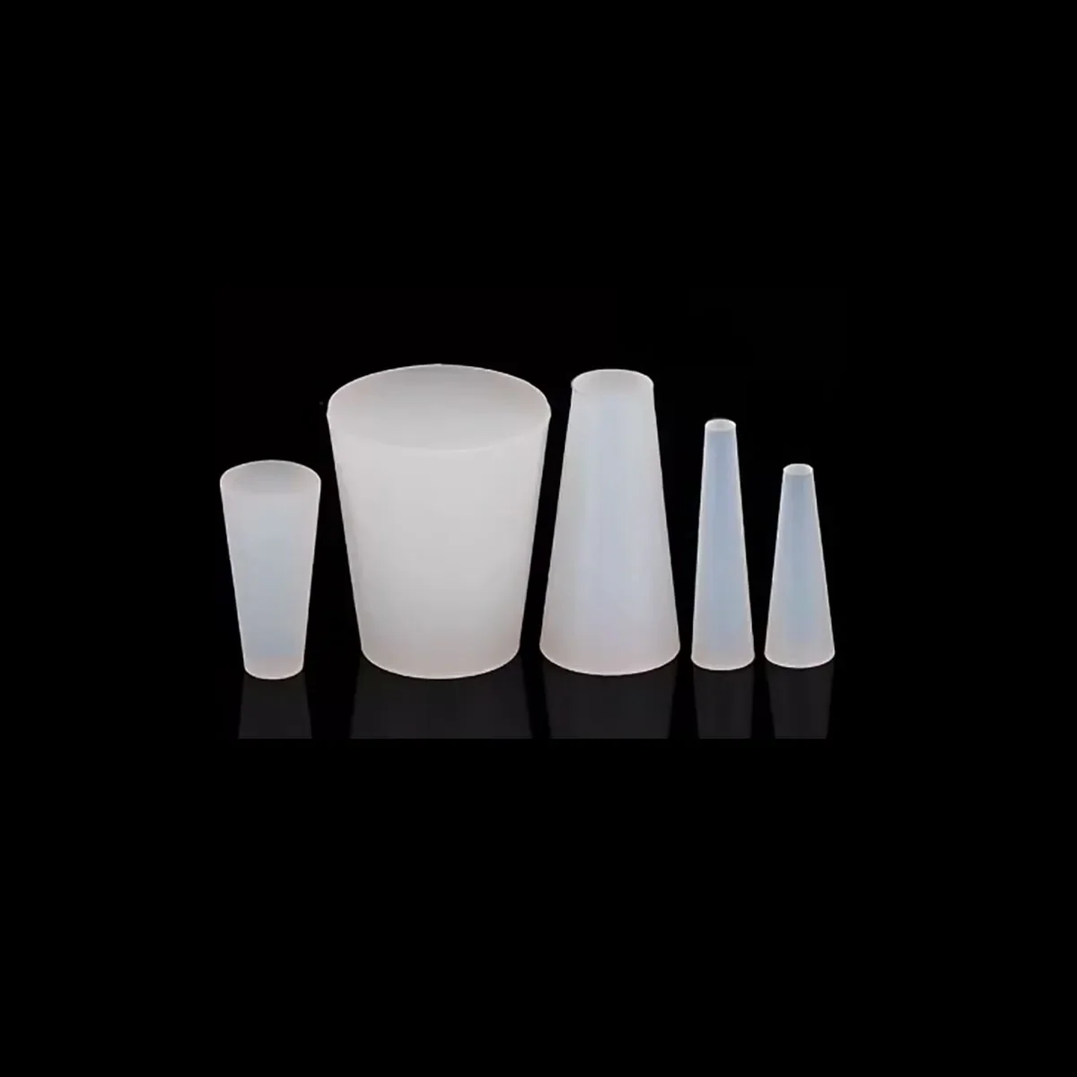 Cone Shaped Silicone Plug / High Temperature Resistant Hole Plug / Oxidized Rubber Spray Sealing Plug