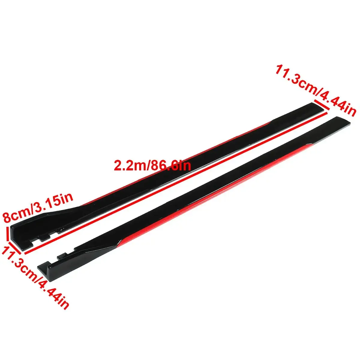 New W205 Side Skirts Extension Apron Splitters Winglet Wings For Mercedes For Benz W205 W204 W203 W212 W213 W117 W176 Body Kit