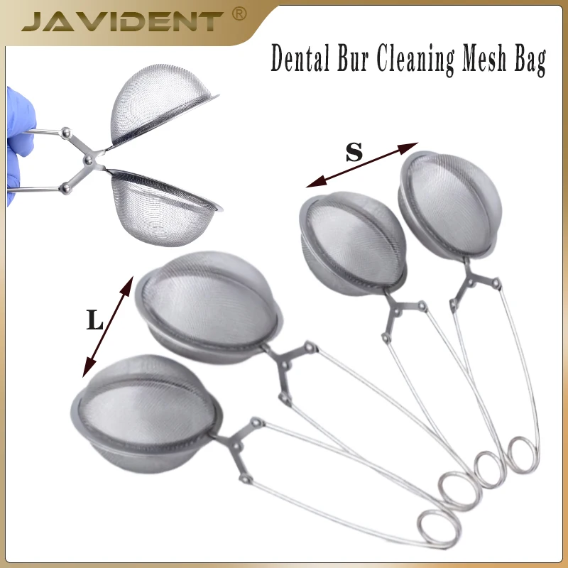 1Pcs Dental Cleaning Trolley, Needle Net, Filter Net, Trolley Needle Cleaning Tools, Stainless Steel Filter Cleaning