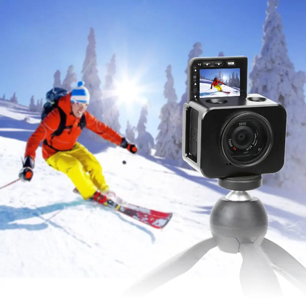 알루미늄 합금 보호 케이지 + 37mm UV 필터 렌즈 + 소니 RX0 / RX0 II P0C4용 나사 및 스크루드라이버 포함 렌즈 햇빛 가리개