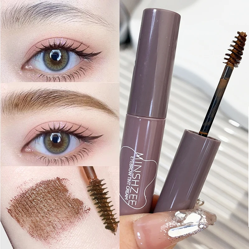 Flüssiges Färben Augenbrauen tönung wasserdicht dauerhafte flüssige Enhacer Farbstoff Augenbrauen gel Creme schwarz natürliche Mascara Tönung Make-up Kosmetik