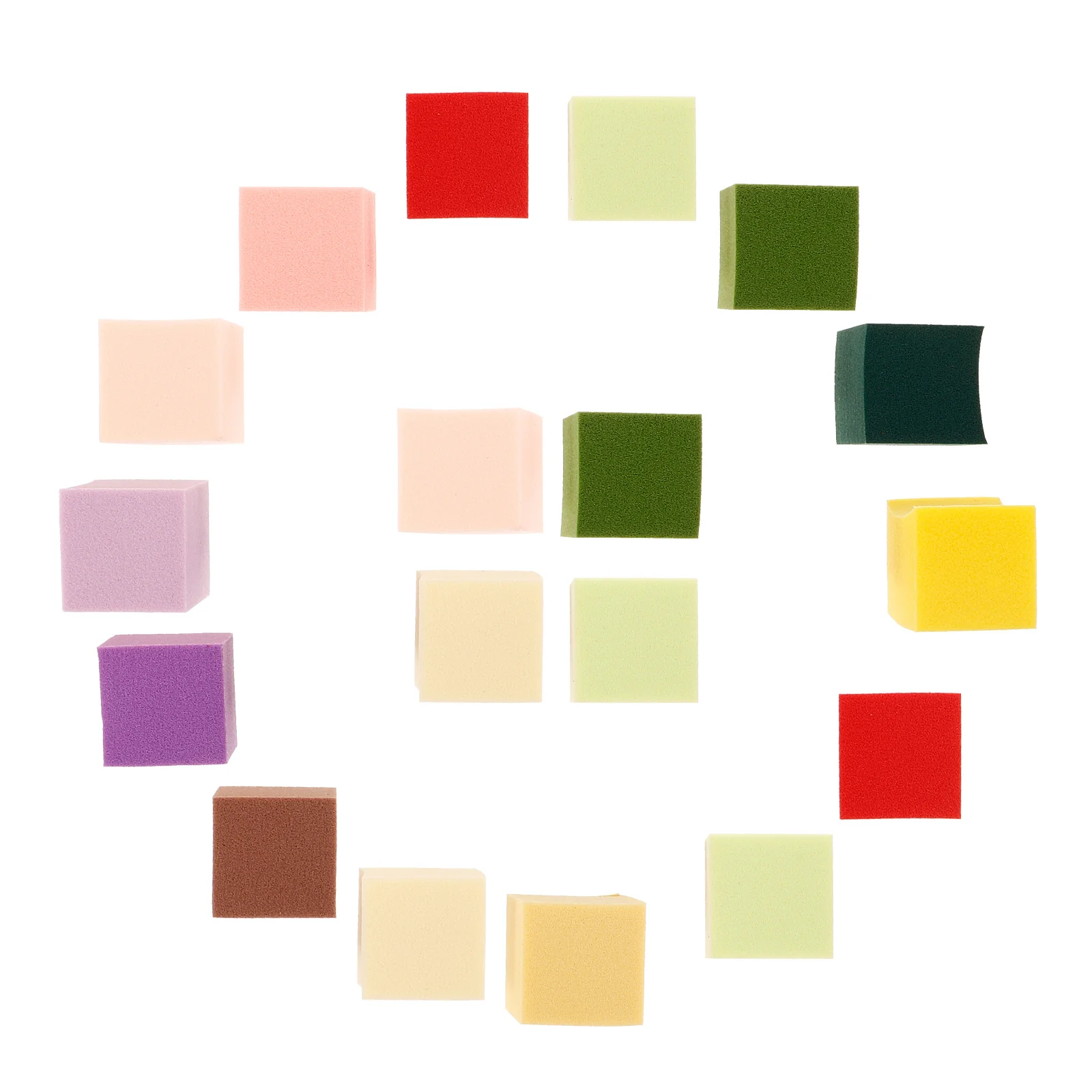 

50 шт., мягкая губка для ногтей, мини-размер, идеальная отделка для ежедневных любителей красоты, губки для ногтей, пудра, спонж