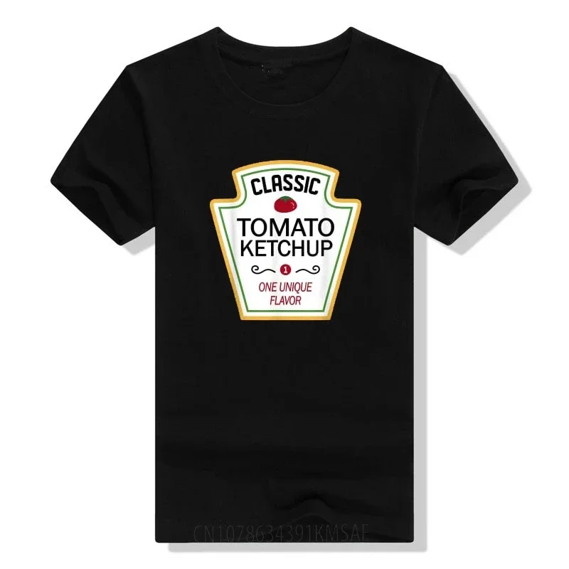 I Put Ketchup on My-Ketchup T-shirt Funny Tomato Gift Ketchup-Condiments Couples and Group Halloween Costumes Tee Tops