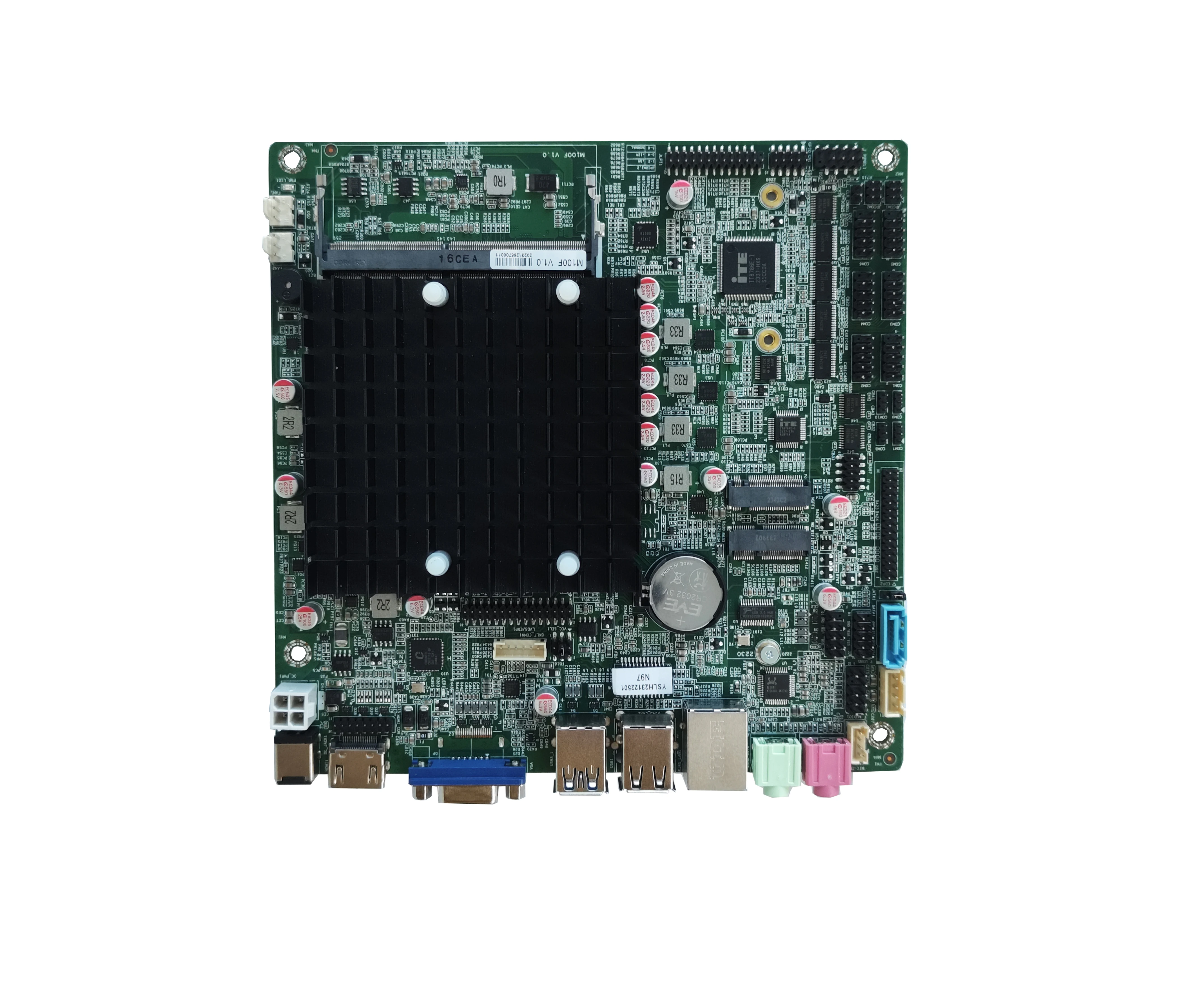 ELSKY In-tel CerelonN100  N97 15-year life cycle Fan and Fanless Motherboard Itx VGA LVDS/EDP RS232/RS485 i3 motherboard pc ddr4