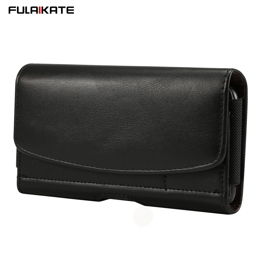 

FULAIKATE 6.7" 6.9" Phone Bag for iPhone 14 Pro Max Horizontal Waist Pouch for Samsung Galaxy S23 Ultra Holster with Card Pocket