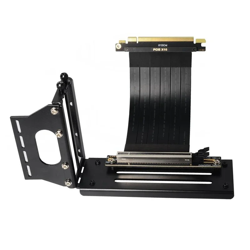 Riser PCI-E 3.0 Riser High Speed PC Graphics Cards PCI Express Cable Extender 16x GPU Riser Cable with Vertical Kit ATX Chassis